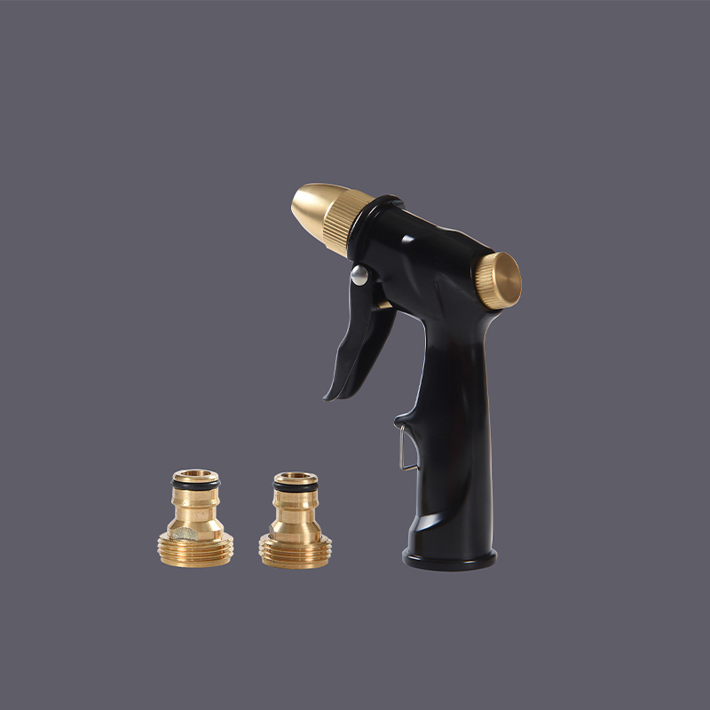 金属製の調節可能なピストルグリップガーデンホースノズル