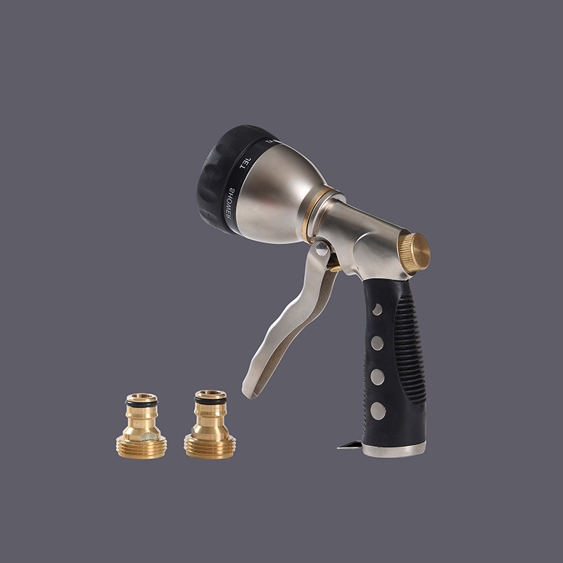 ツイストアクション調整可能な流量ガーデンホースノズル