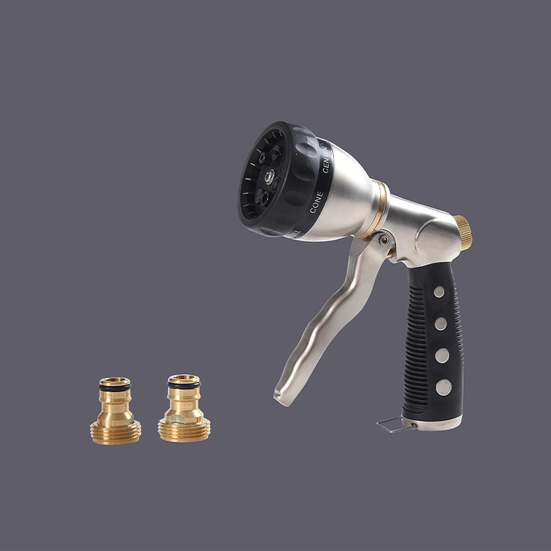 ツイストアクション調整可能な流量ガーデンホースノズル